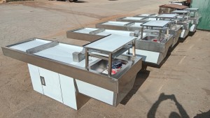 Стіл секційний для аутопсії на тумбі